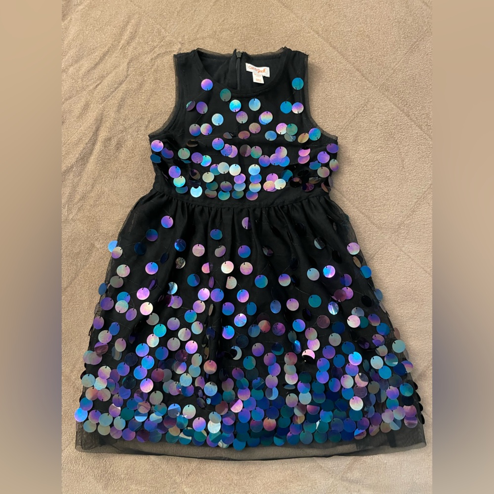 Cat & Jack XS 4/5 sequin dress